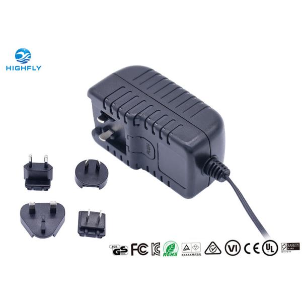 Quality 18V 1A Interchangeable Plug Power Adapter Power Supply With UL CE GS Certifications for sale