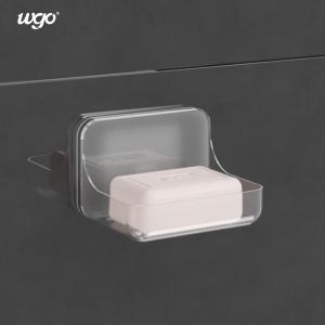 Buy cheap No Drill Wall Mount Bath Soap Holder Dish Shower Counter Clear Plastic from wholesalers