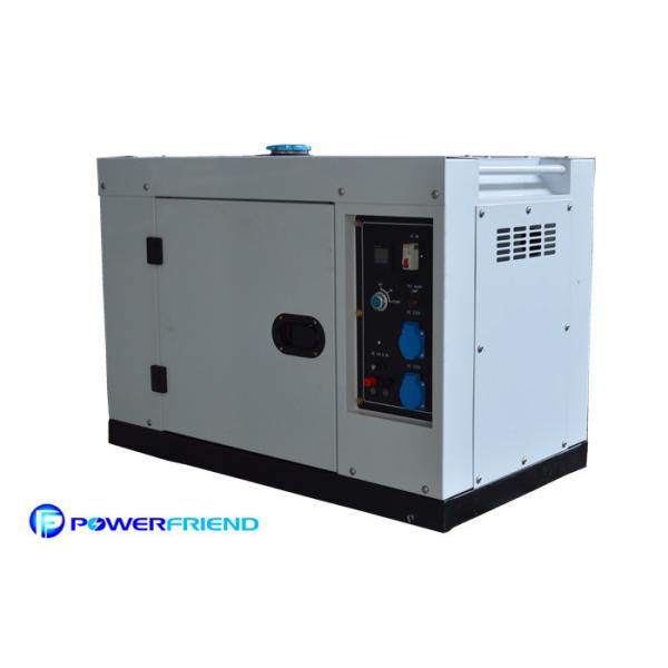 Quality Air Cooled 7kva Diesel Generator Small Power Genset With Wheels for sale