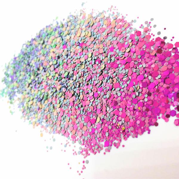 Quality Mother's Day Special Bulk Chameleon Glitter for Party Festivals Celebrations Minimum Order 1kg Metal Polyester for sale