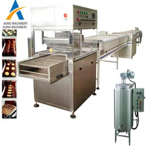 Buy cheap Stainless Steel Chocolate Enrober Machine Candy Cooling Tunnel Chocolate Moulding Line from wholesalers