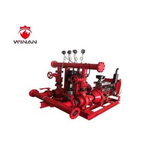 Buy cheap Diesel Fire Sprinkler Pumps Set 500 GPM Emergency Fire Pump Red from wholesalers