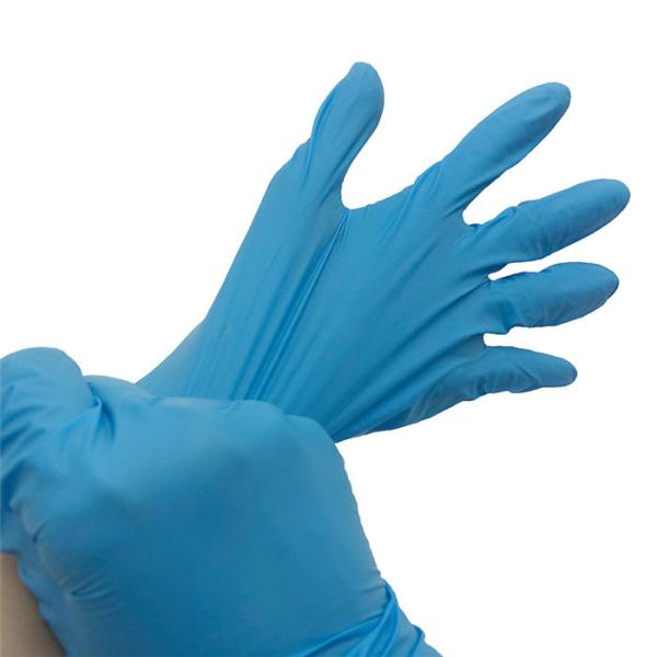 Quality CE FDA Approval Medical 9 Mil Nitrile Disposable Gloves for sale