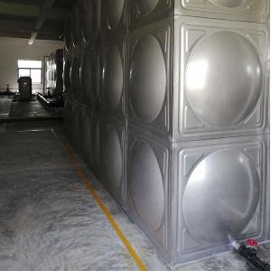 Buy cheap Customized Rectangular Storage Tank , Stainless Steel Sectional Water Tanks from wholesalers
