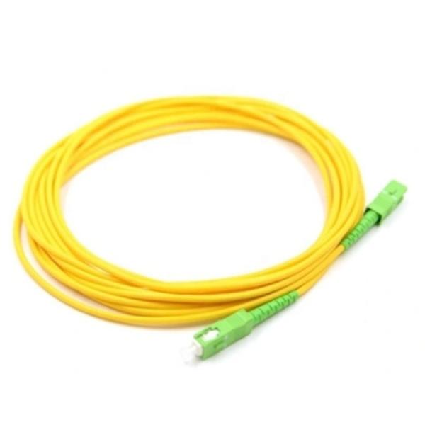 Quality 1 Number of Conductors SC/APC-SC/APC G657A1 Simplex Jumper 2m Fiber Optic Patch Cord for sale