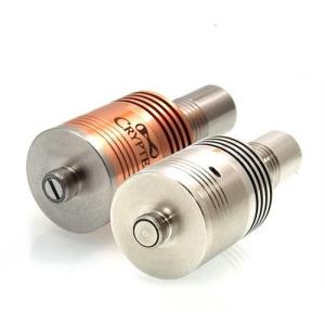Buy cheap cryptex rda atomizer with ss/copper/black air holes rebuildable support one/dual coils from wholesalers