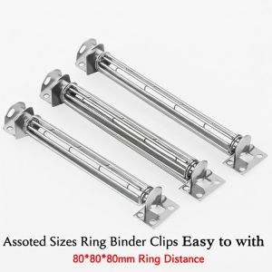 Buy cheap Assorted Sizes Ring Binder Clips Easy to with 80*80*80mm Ring Distance product