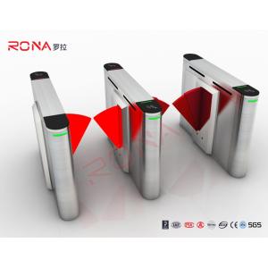Automatic Facial Recognition Fastlane Speed Gates Retractable Flap Barrier Gate