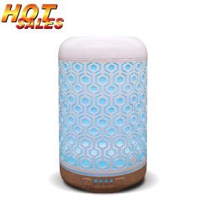Buy cheap 100ML Essential Oil Diffuser Metal Iron Aromatheraply Aroma Diffuser With Led Light CE Certificate from wholesalers