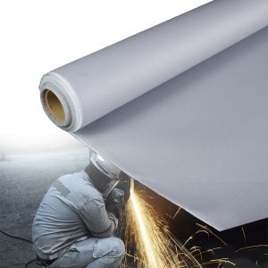 Fireproof PU Coated Fiberglass Fabric with M0 Approvals and Waterproof