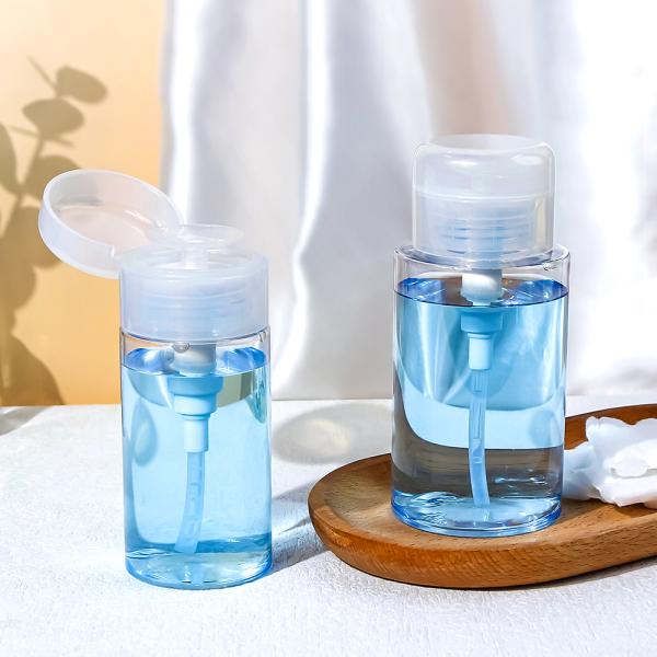 Quality PP Plastic Screw Cap Makeup Remover Bottle with Flip Top for sale