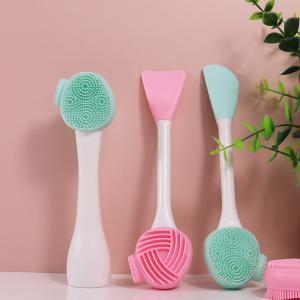 Buy cheap FDA 4 In 1 Silicone Face Scrubber With Ergonomic Handle product