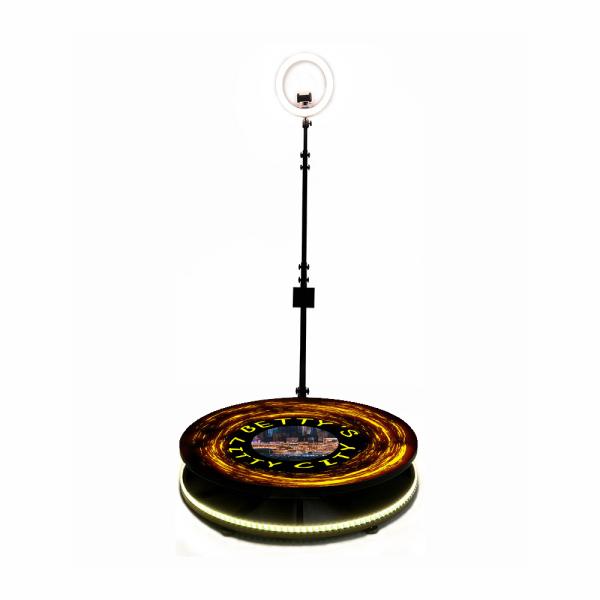 Quality Portable IPad 360 Video Photo Booth Kiosk Shell Adjustable Slow Motion for sale