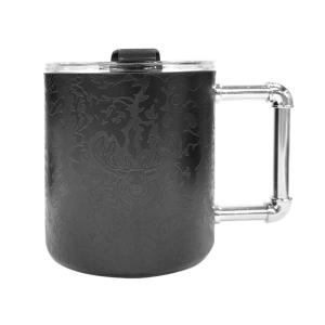 Buy cheap Black Painting Stainless Steel Coffee Mug Thermos Tumbler With Handle product