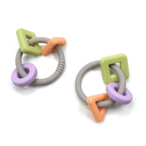 Buy cheap Food Grade FDA Approved Wooden Silicone Teether Nursling Biting Toys from wholesalers