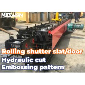 Quality High Efficiency Roller Door Roll Forming Machine With Hydraulic Cutter And for sale Buy cheap High Efficiency Roller Door Roll Forming Machine With Hydraulic Cutter And product
