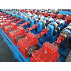 Cr12 C Purlin Roll Forming Machine , Corrugated Iron Sheet Making Machine 550mm