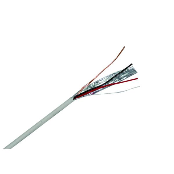 Quality FTP 0.22mm² BC/ TC Security Alarm Cable 2 Cores For CCTV Bell / Microphone for sale