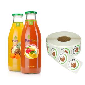 Buy cheap Roll Printing Food Packaging Labels Waterproof Beverage Bottle Stickers Custom from wholesalers