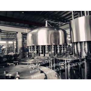 Mineral Water Juice Gas Bevarage Filling And Sealing Machine / Liquid Filling