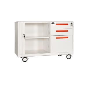Electrostatic Metal Mobile Pedestal Storage Cabinets With Adjustable Shelves