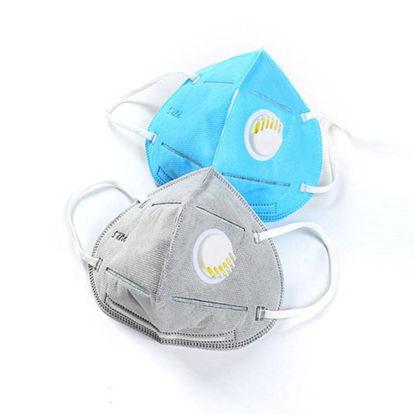 Anti Virus N95 Face Mask Folding Non Woven Material With Breathing Valve