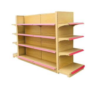 Buy cheap Metal Wood Grain Shelves Heavy Duty 1-7 Layers For Retail Store from wholesalers