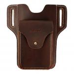 Buy cheap Men'S Cowhide Leather Mobile Phone Belt Pouch 16.9x3.5x15.9cm from wholesalers
