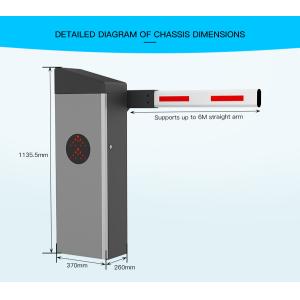 Buy cheap HCW Automatic Parking Barrier Gate with 2m Straight Rod and 200W DC Servo Motor for Vehicle Access Control from wholesalers