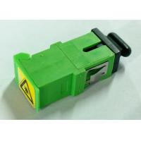 Buy cheap Green SC/APC Simplex Adapter with Shutter,Short flange,metal clip product