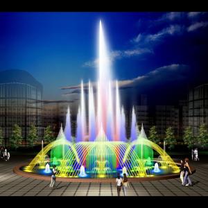 Buy cheap Variational Outdoor Water Musical Fountain High Spray from wholesalers
