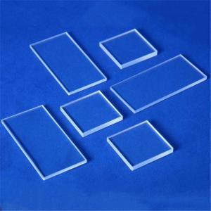 Buy cheap High Purity Clear Fused Quartz Plate with ±0.02mm Tolerance for UV Transmission from wholesalers