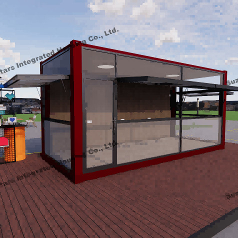 Quality Residential / Commercial Modern Modular Homes Moveable Readymade Container House for sale