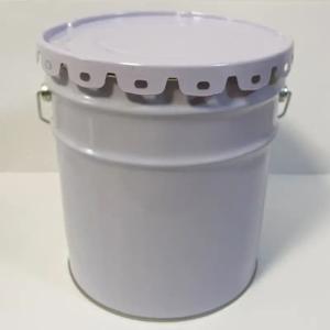 Buy cheap Iron Metal Paint Bucket With Removable Lids And Custom Logo For Industrial Use from wholesalers