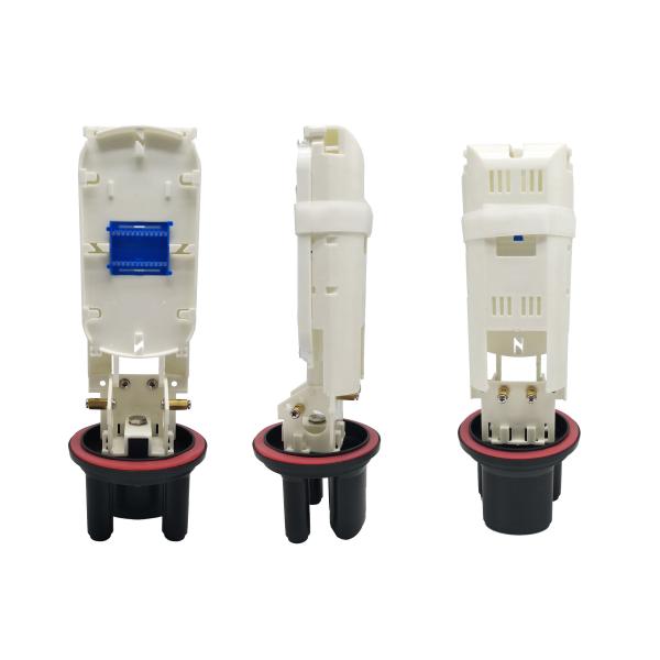 Quality MINI Fiber Optic Splice Closure ABS 24cores With Lock Panel In IP68 For FTTH FTTX for sale