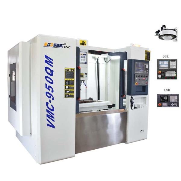 Vertical VMC CNC Milling Machine 900mm X Axis Travel Automatic Lubrication