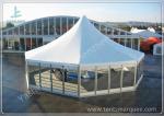 Buy cheap Octagonal Outdoor canopy gazebo tent Transparent Glass Wall and Door 3m Side Length from wholesalers