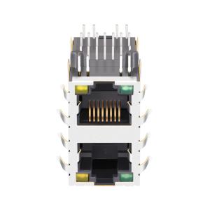 DU1T202A1 100 Base-T Integrated Magnetics Filter RJ45 Connector Module