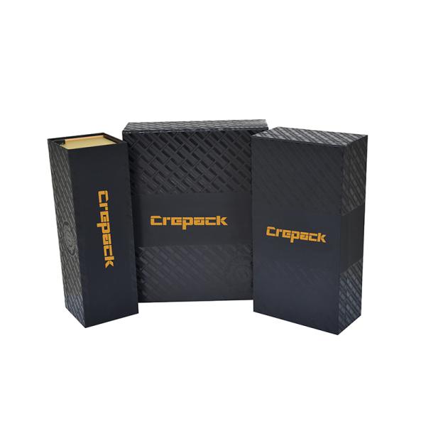 Buy cheap Customize Logo Lid Base Wine Box Packaging For 2 Bottles With UV Coating Matt Lamination from wholesalers