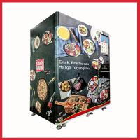 Buy cheap Coin Operated Cake Pizza Vending Machine  Microwave Heated Vending Machine product
