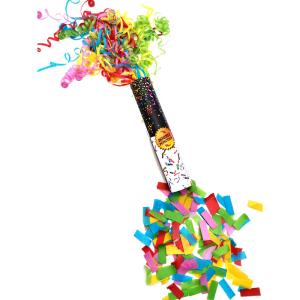 Buy cheap 25cm Non Gas Mixed Paper Soaring Streamer Party Confetti Cannon from wholesalers
