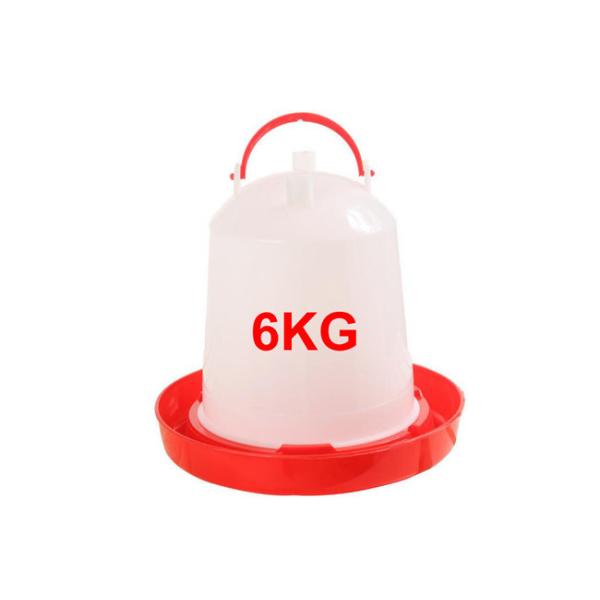 Quality 6KG Chicks Water Feeder 15L Plastic Poultry Feeder Drinker for sale