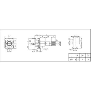 Buy cheap 11mm rotary encoder. encoder, encoder with swtich from wholesalers