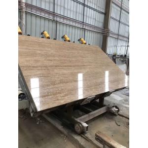 Buy cheap Iran Yellow Roman Beige Travertine 2cm And 3 Cm Travertine Slabs And Tiles With Mesh On Back from wholesalers