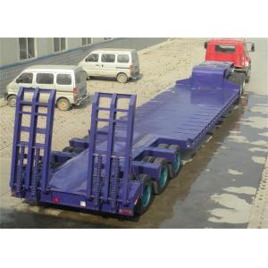 Buy cheap Excavator Transport 80T Lowboy Low Bed Semi Trailer from wholesalers