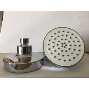 Buy cheap ABS plastic material 4inch round chrome plating shower head top shower rain shower wholesale from wholesalers
