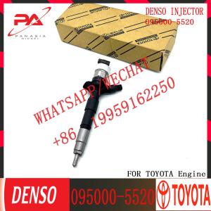 Buy cheap New diesel fuel injector 095000-5520 For TO-YOTA HILUX 2KD-FTV 23670-0L010 from wholesalers