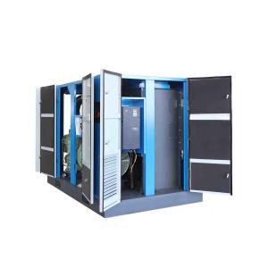 Buy cheap Horizontal Permanent Magnet Double Stage Screw Air Compressor 120hp 90kw from wholesalers