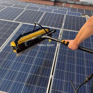 Buy cheap Waterless/Water Solar Panel Cleaning Machine with Telescopic Handle and Customization from wholesalers