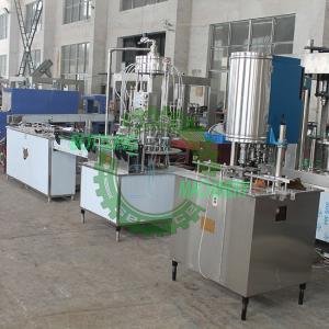 Buy cheap 12-1 1500CPH Linear Non-Gas Tea Milk PET Cans Filling Machine from wholesalers